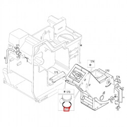 Уплотнитель заварочного узла для кофемашины Bosch TCA5-6, Siemens TK5-6, 59920