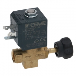 Клапан двухходовой CEME, ø 1/4" 17VA 230V 50Гц, ø 3,0 мм, 04100024