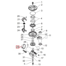 Опора мотора горизонтальной кофемолки для Saeco, Philips, Gaggia, 11000194