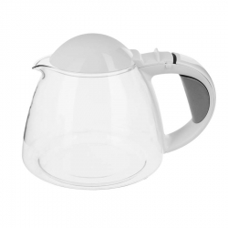 Стеклянная колба чаеварки 0,7 л, с ручкой, цвет бело-серый для Bosch, 12006340