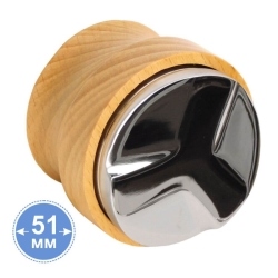 Пуш тумпер рефленый для кофеварки, 51 мм, 212011231