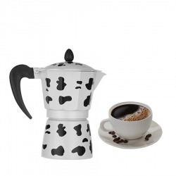 Гейзерная кофеварка далматинец, на 3 чашки, (150 мл), 22029566