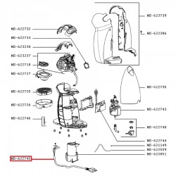 Сетевой шнур с термопредохранителями для кофеварки KRUPS, MS-622745