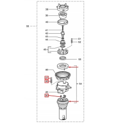 Мотор вертикальной кофемолки для Saeco, Gaggia, 0301.R01.00A
