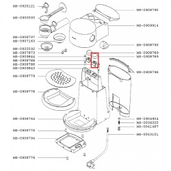 Кнопка включения кофеварки Krups F880, MS-0908788