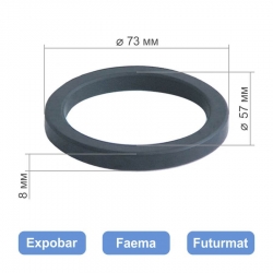 Уплотнитель холдера 73x57x8 мм для Expobar, Faema, Futurmat, 1186722