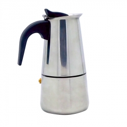 Гейзерная кофеварка DeloVKofe Steel, на 4 чаши (200 мл), 00000005771