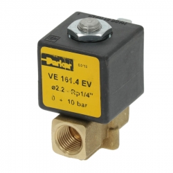 Клапан электромагнитный PARKER с катушкой KT09 9Вт 220/230V 50Гц, ø 1/4", ø 2,2 мм для Lavazza, 392395
