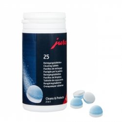 Таблетки для очистки от масел Jura в банке (25 шт.), 62535