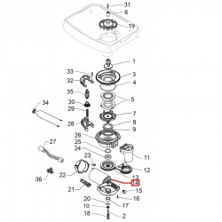 Мотор горизонтальной кофемолки для Saeco, 11000513