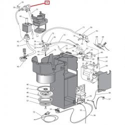 De'Longhi 7332128100 клапан аварийного давления для кофеварки белый